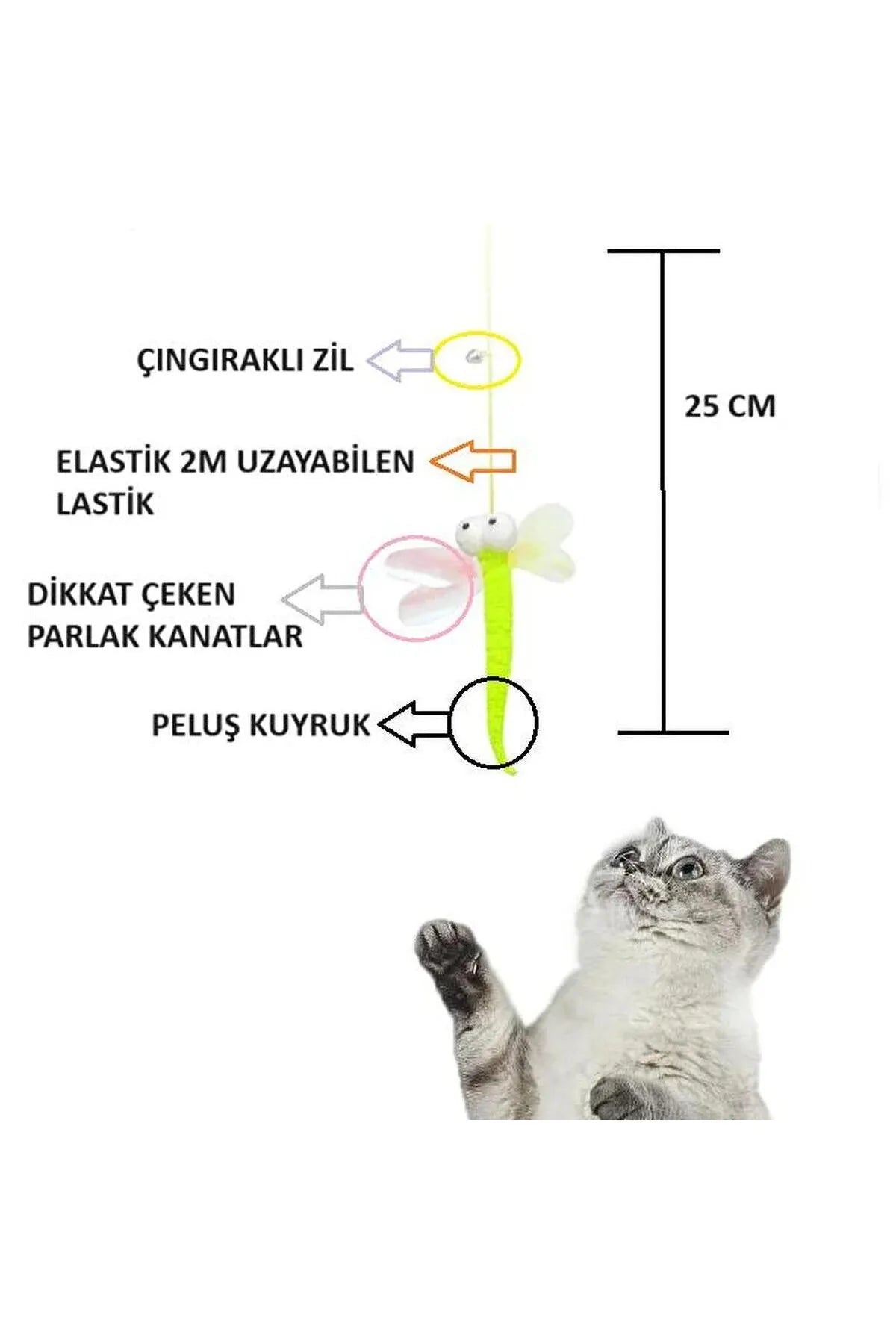 ZippyZap v2 Duvara Yapışkanlı Kedi Oyuncağı