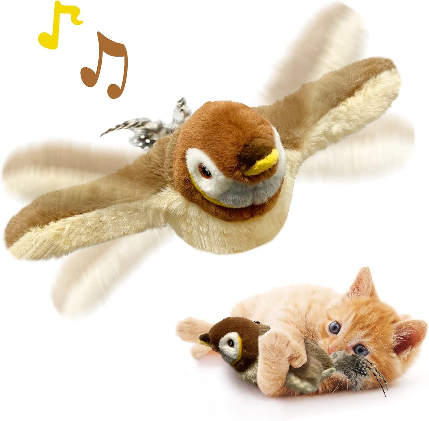 FurryFly Şarjlı Peluş Uçan Kuş Oyuncak