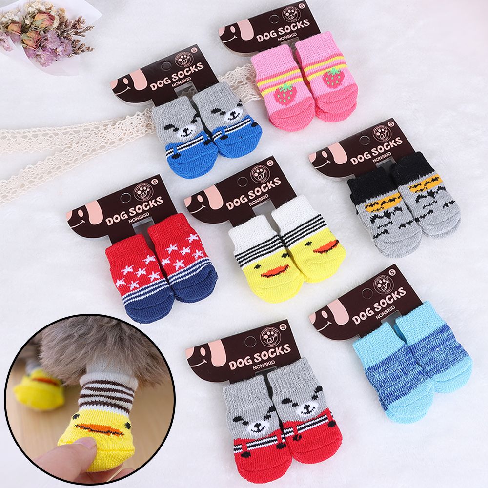 StayStep Kedi Köpek Kaydırmaz Örme Çorap