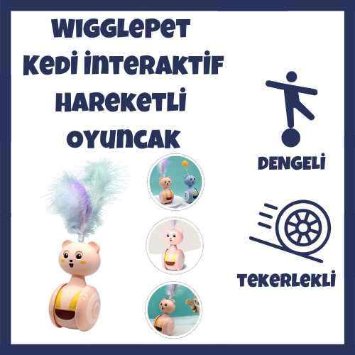 WigglePet Kedi İnteraktif Hareketli Oyuncak