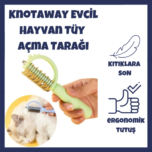 KnotAway Evcil Hayvan Tüy Açma Tarağı