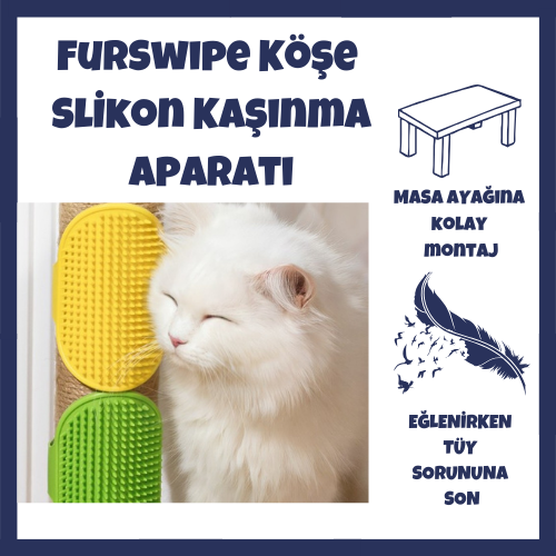FurSwipe Köşe Slikon Kaşınma Aparatı