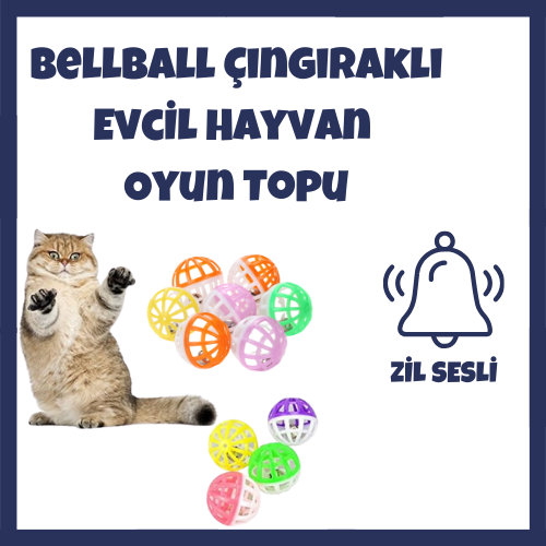 BellBall Çıngıraklı Evcil Hayvan Oyun Topu
