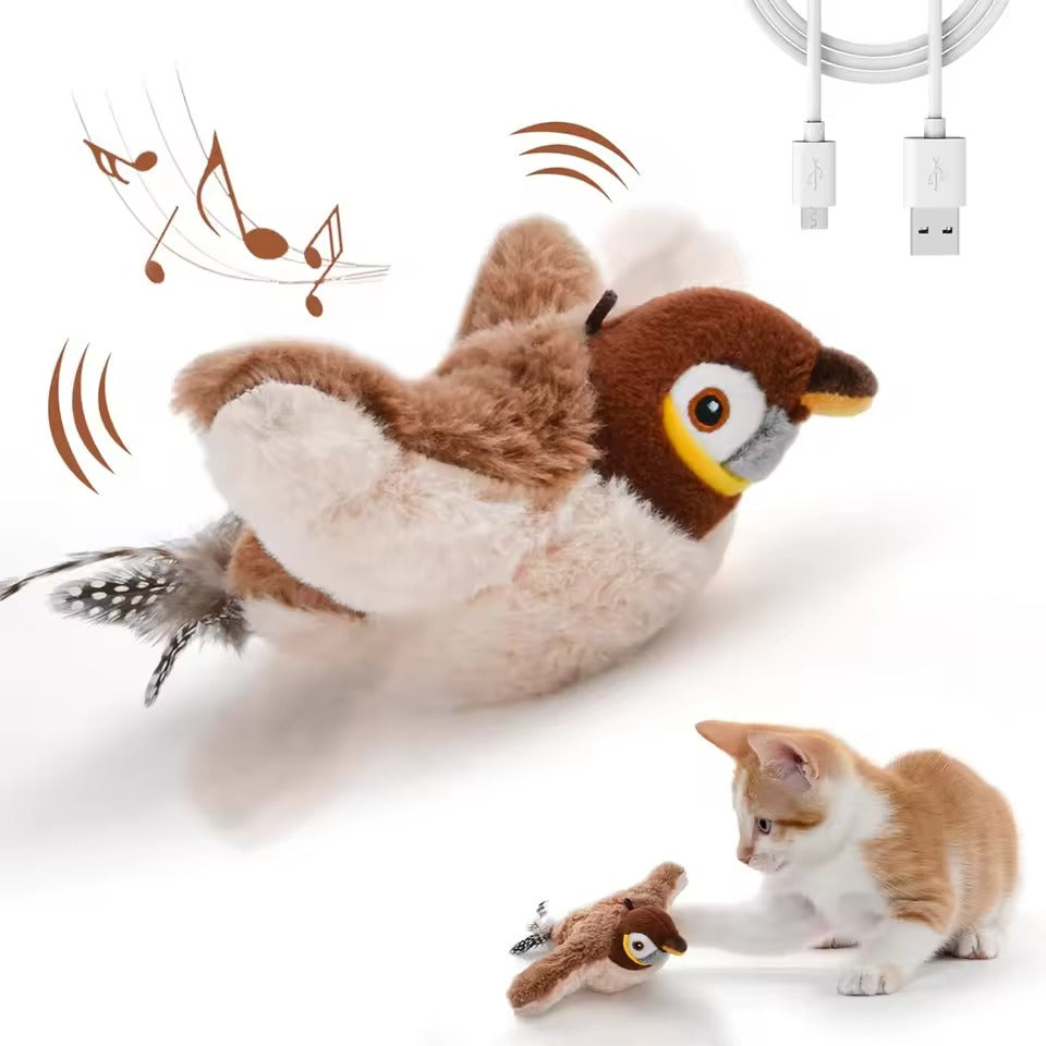 FurryFly Şarjlı Peluş Uçan Kuş Oyuncak