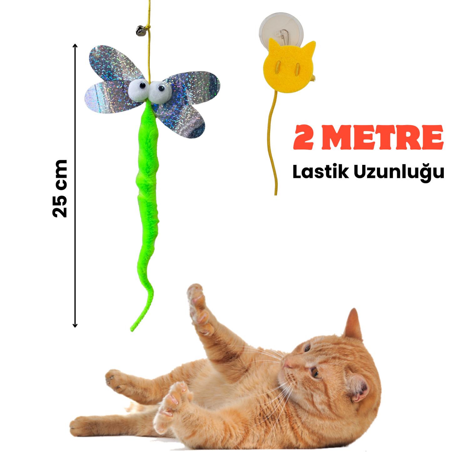 ZippyZap v2 Duvara Yapışkanlı Kedi Oyuncağı