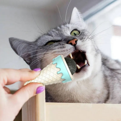 CatScoop Dondurma Şekilli Kedi Otu Topu