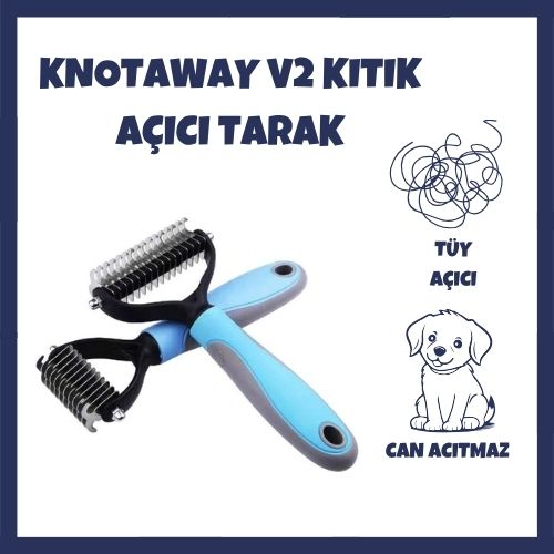 KnotAway v2 Kıtık Açıcı Tarak