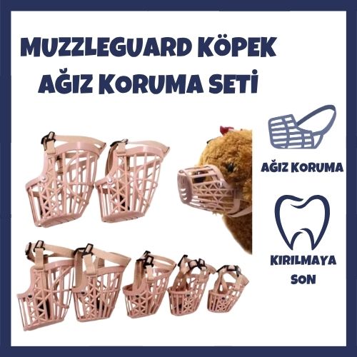 MuzzleGuard Köpek Koruma Ağızlığı 7'li Set