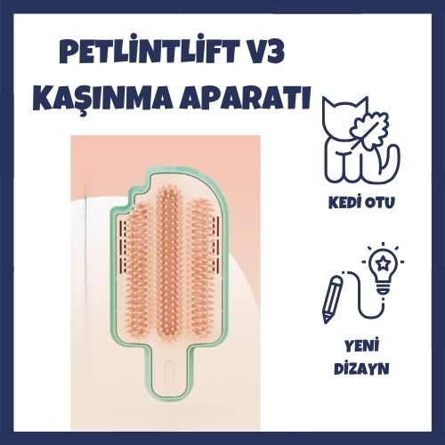 PetLintLift v3 Kedi Otu Hazneli Kedi Kaşınma Aparatı