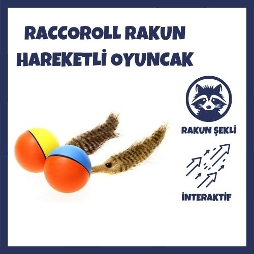 RaccoRoll Hareketli Rakun Oyuncak