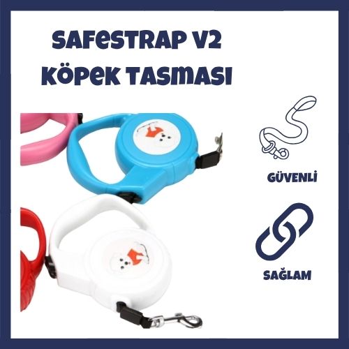 SafeStrap v2 Sevimli Otomatik Köpek Gezdirme Tasması
