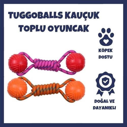 TuggoBalls Dayanıklı Kauçuk Toplu Oyuncak