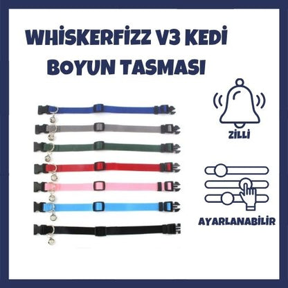 WhiskerFizz v3 Zilli Kedi Tasması